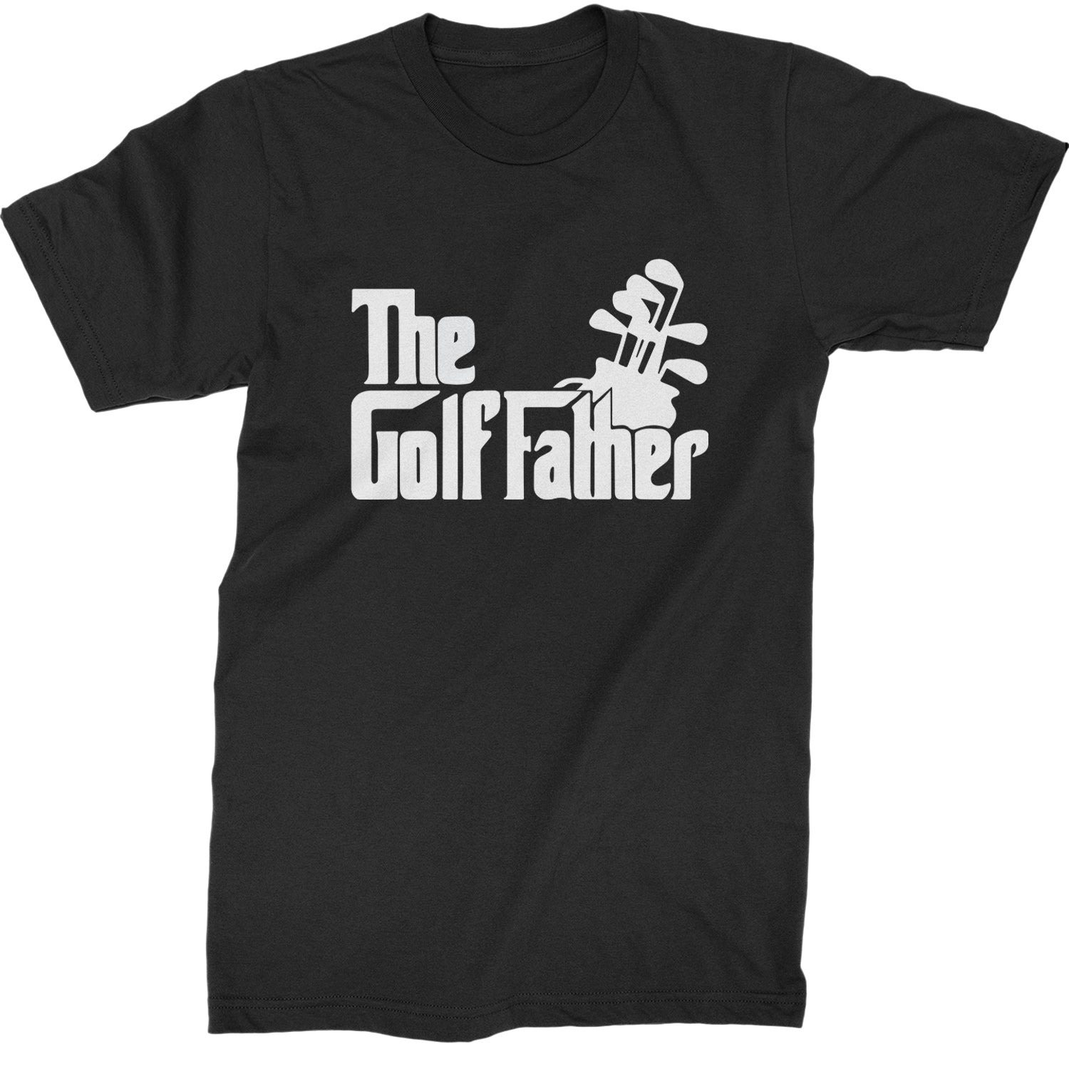 The Golf Father Golfing Dad  Mens T-shirt Black