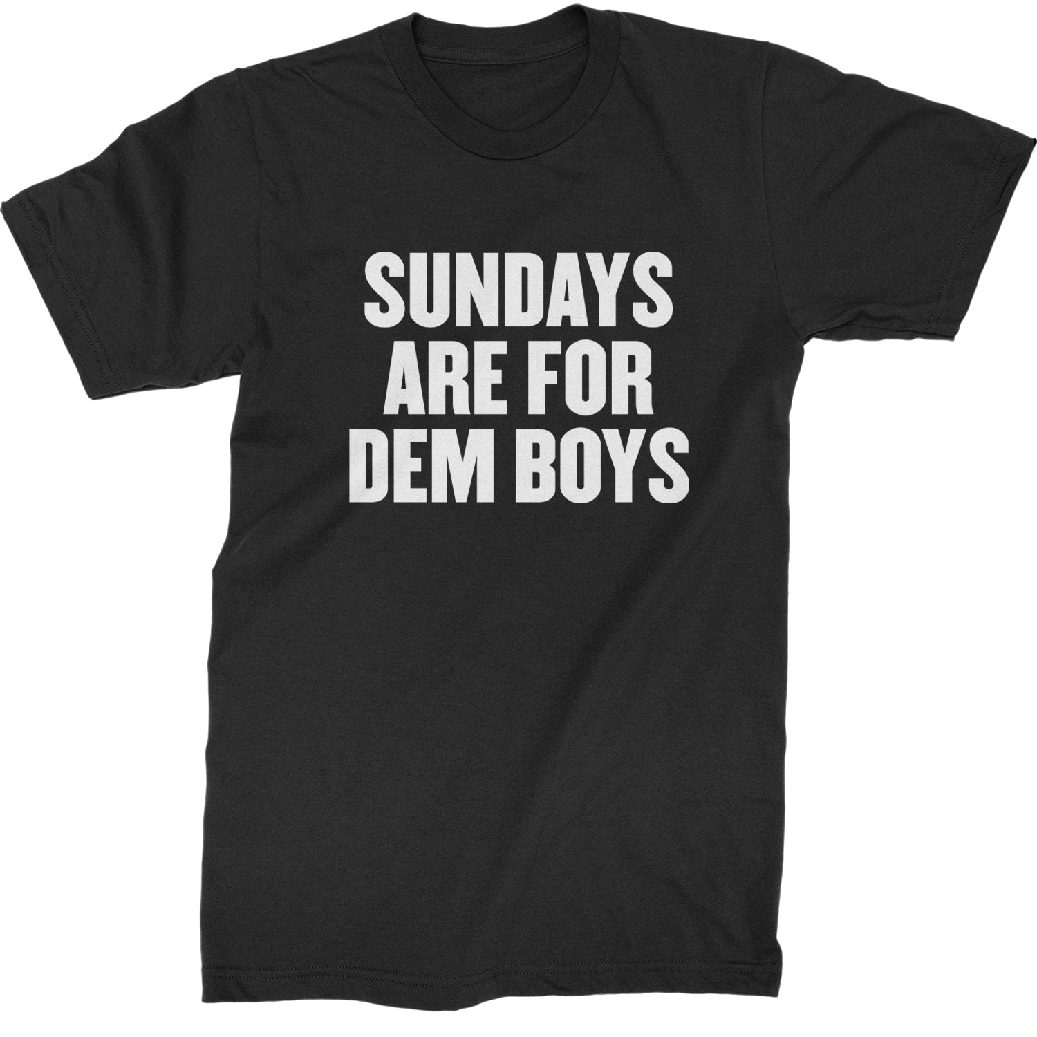 Sundays Are For Dem Boys Mens T-shirt Black