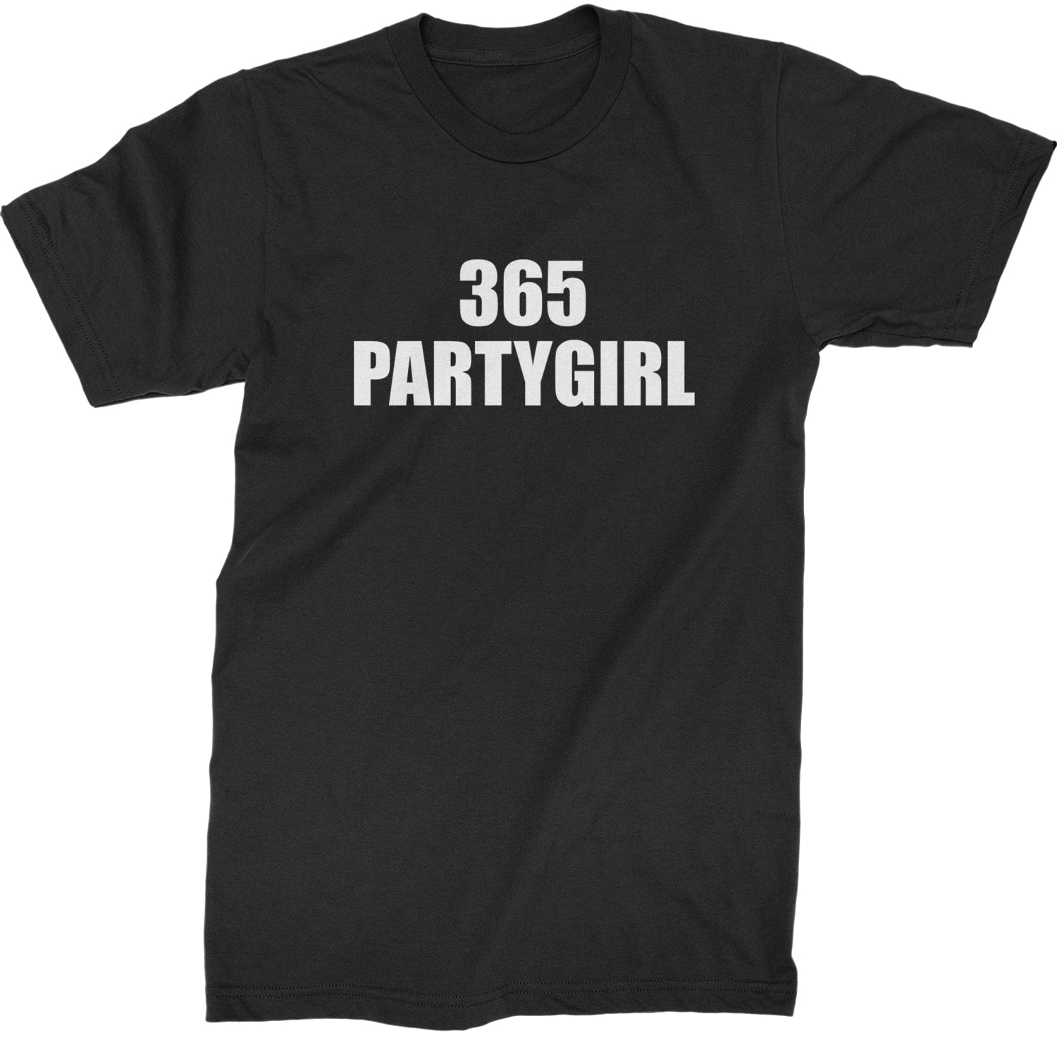 365 Party Girl Brat Girl Summer Mens T-shirt Black