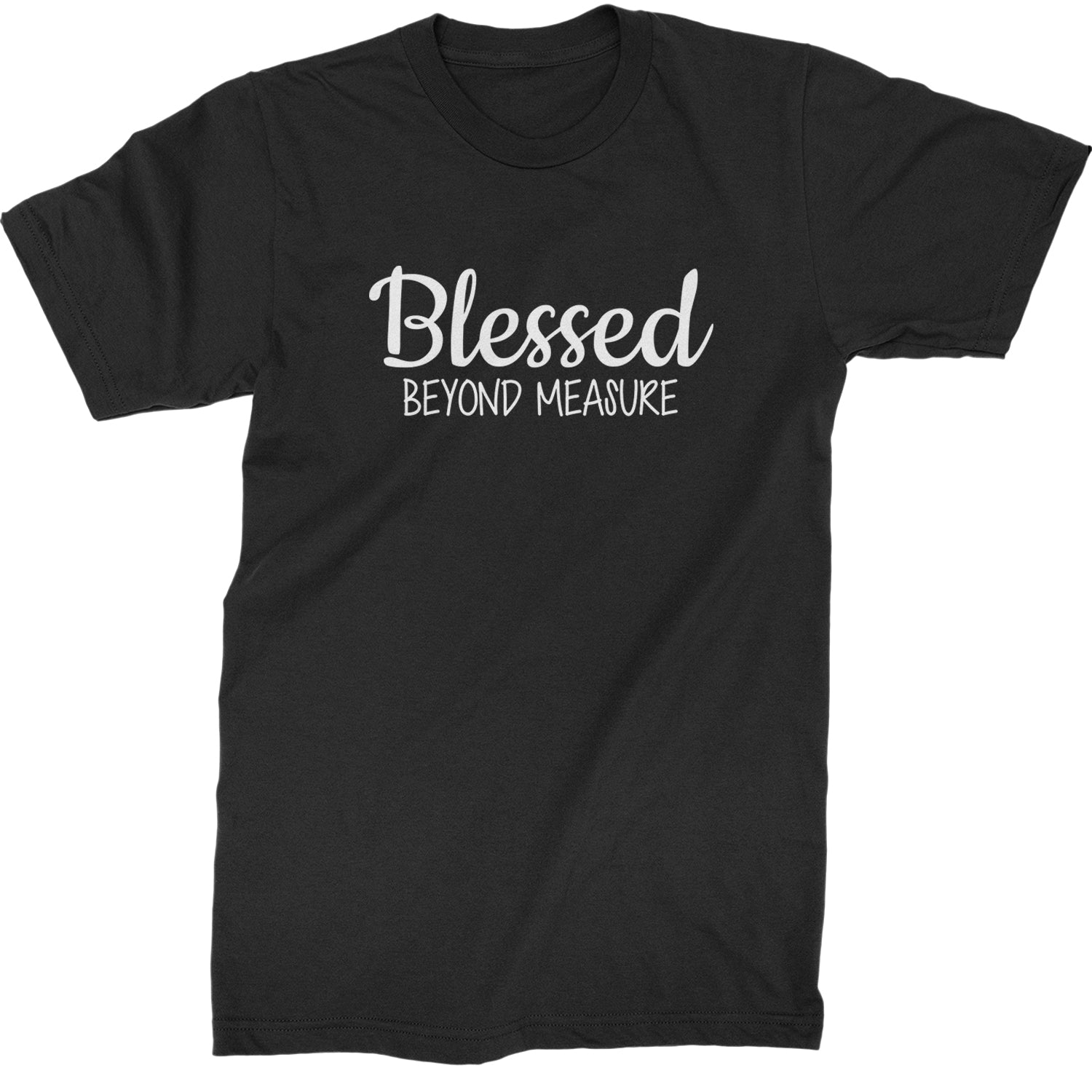 Blessed Beyond Measure Mens T-shirt Black