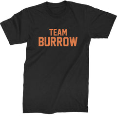 Team Burrow Cincinnati Mens T-shirt Black