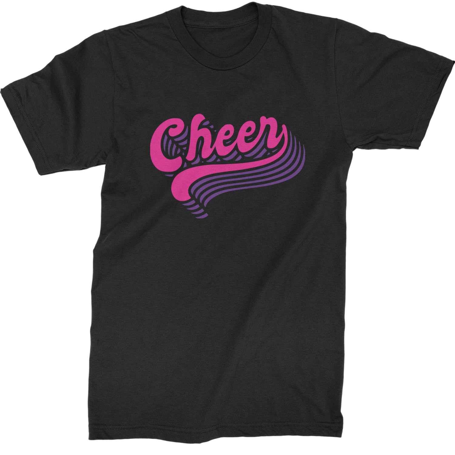 Cheer Pride Mens T-shirt Black