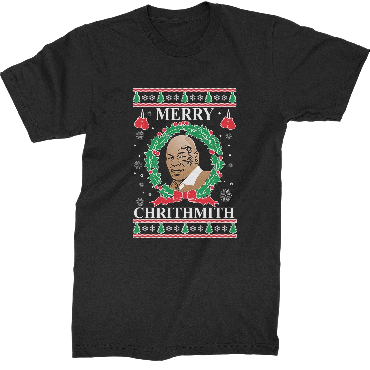 Merry Chrithmith Ugly Christmas  Mens T-shirt Black