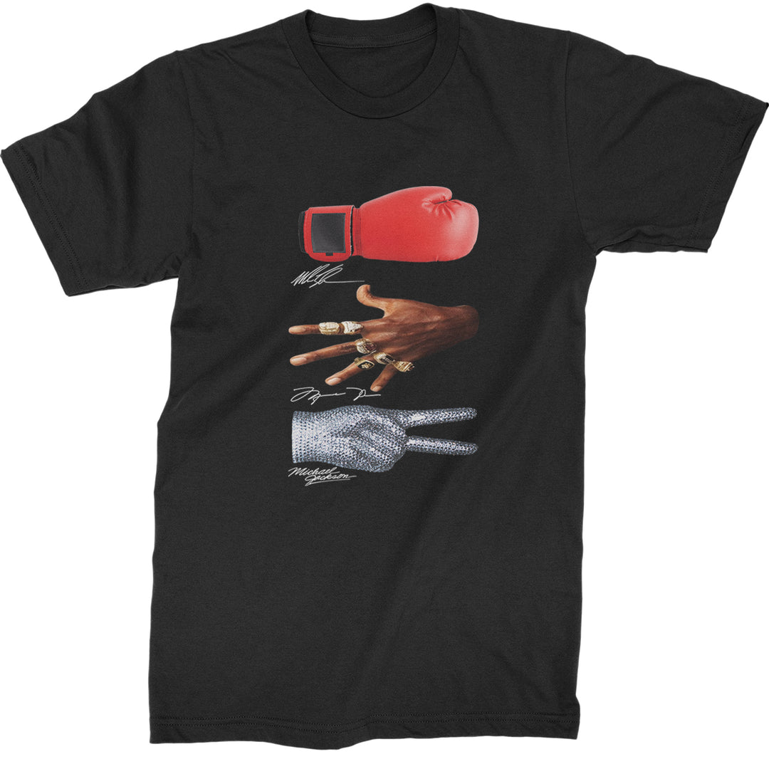 Tyson Jordan Jackson Iconic Michaels Mens T-shirt Black