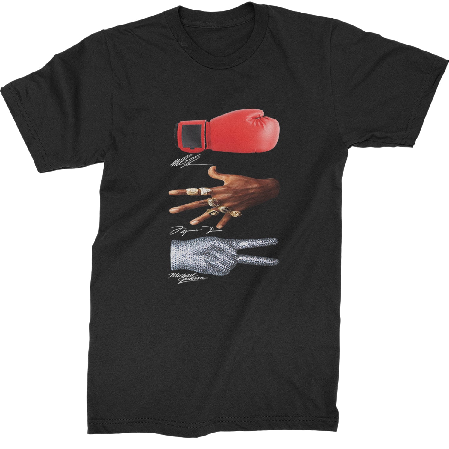 Tyson Jordan Jackson Iconic Michaels Mens T-shirt Black