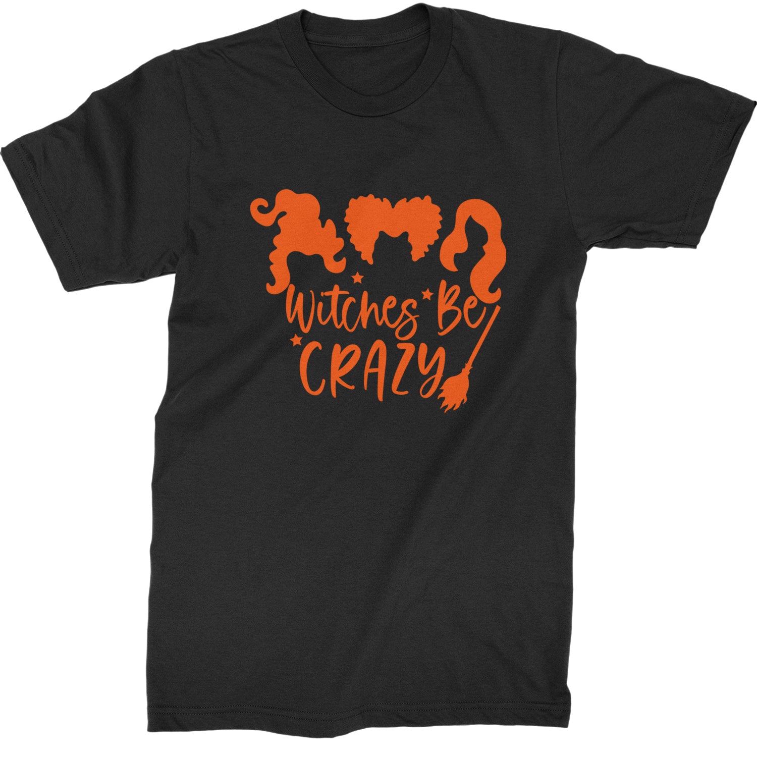 Witches Be Crazy Hocus Pocus Mens T-shirt Black