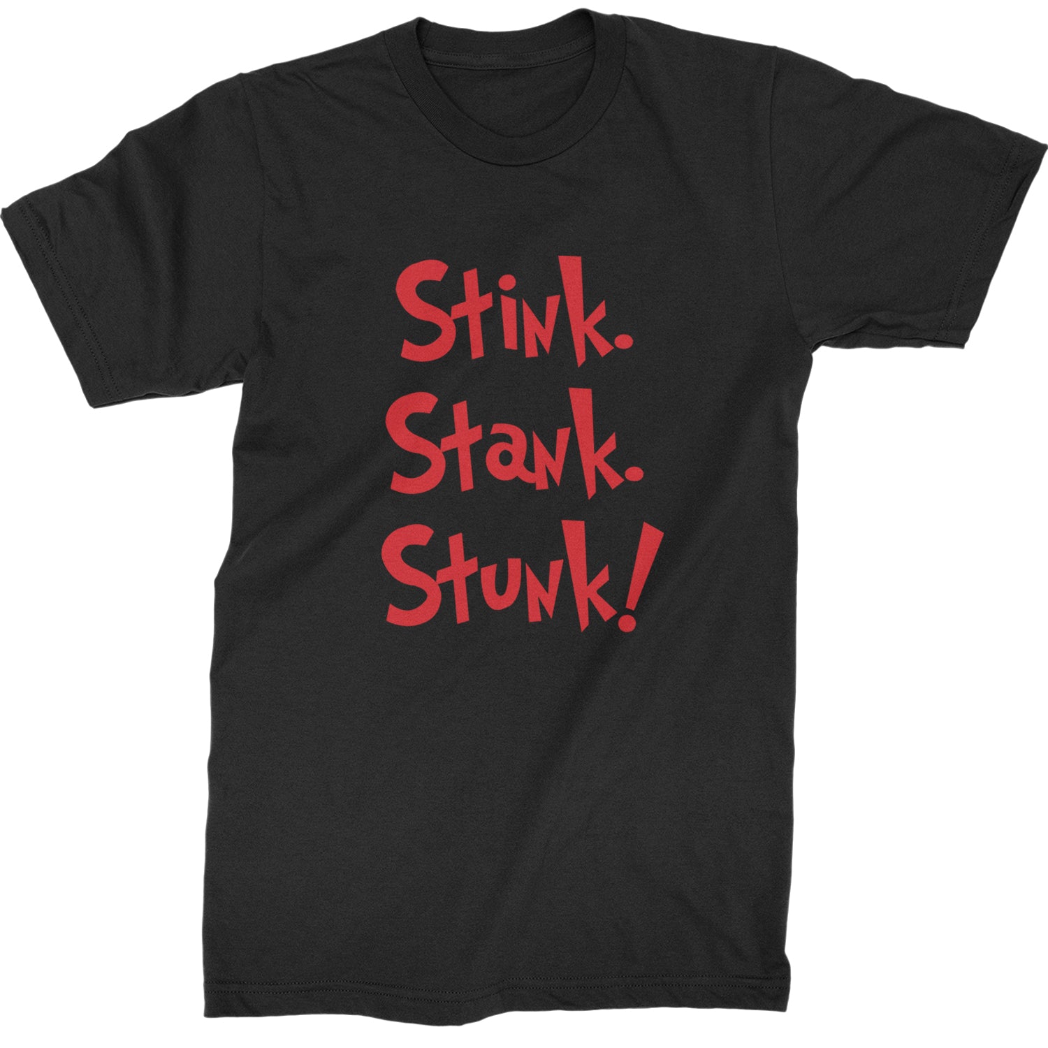 Stink Stank Stunk Gr-nch  Mens T-shirt Kelly Green