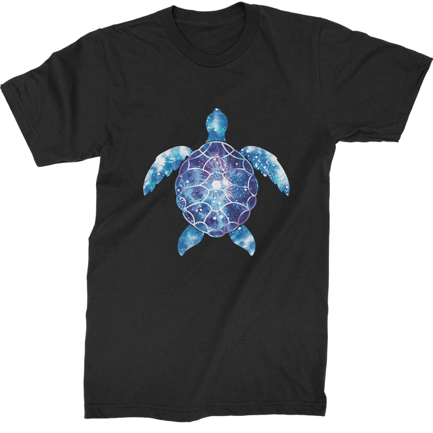 Ocean Aura Tie-Dye Sea Turtle Mens T-shirt