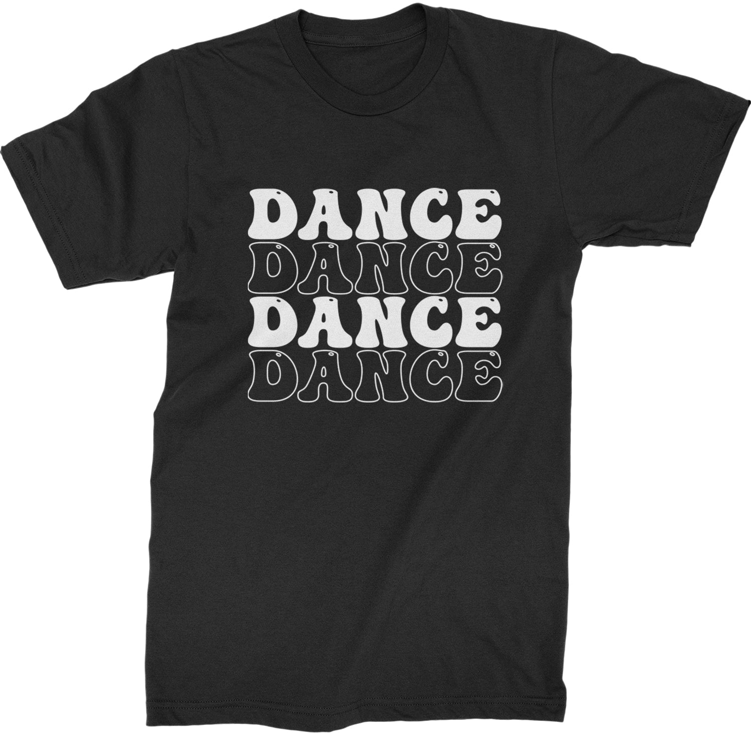 Dance Dance Dance Dance Mens T-shirt Black