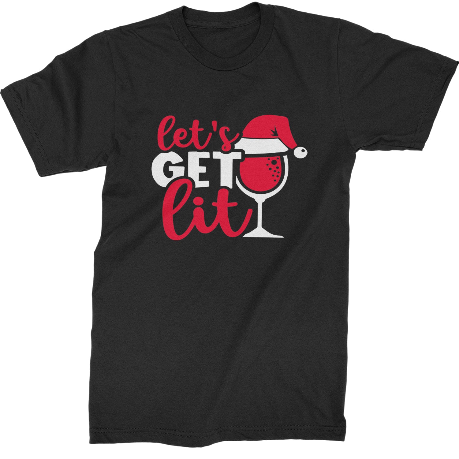 Let’s Get Lit Mens T-shirt Black