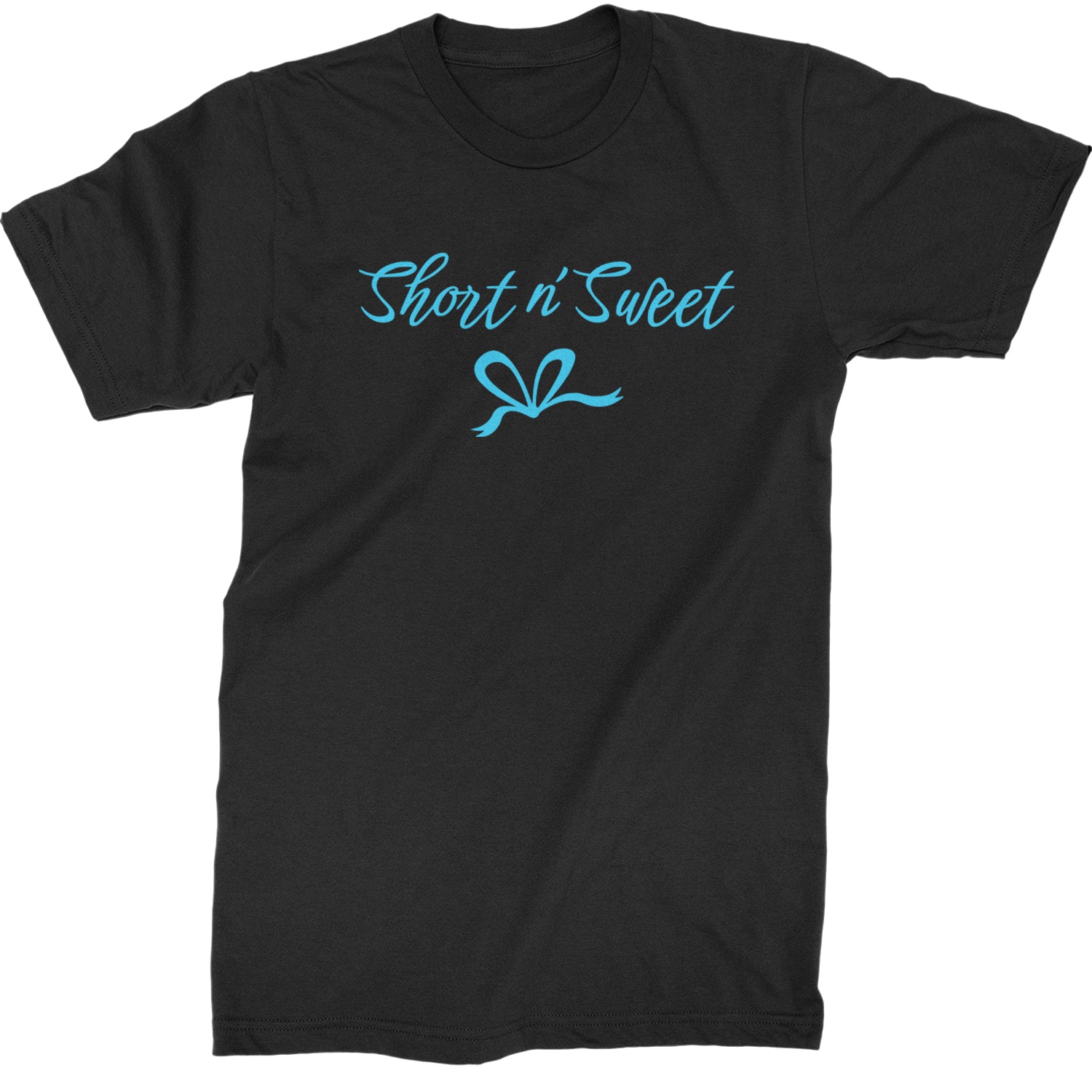 Bow Short N' Sweet Music  Mens T-shirt Black