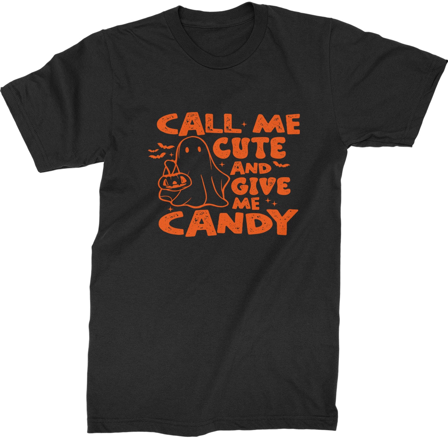 Call Me Cute And Give Me Candy Mens T-shirt Black