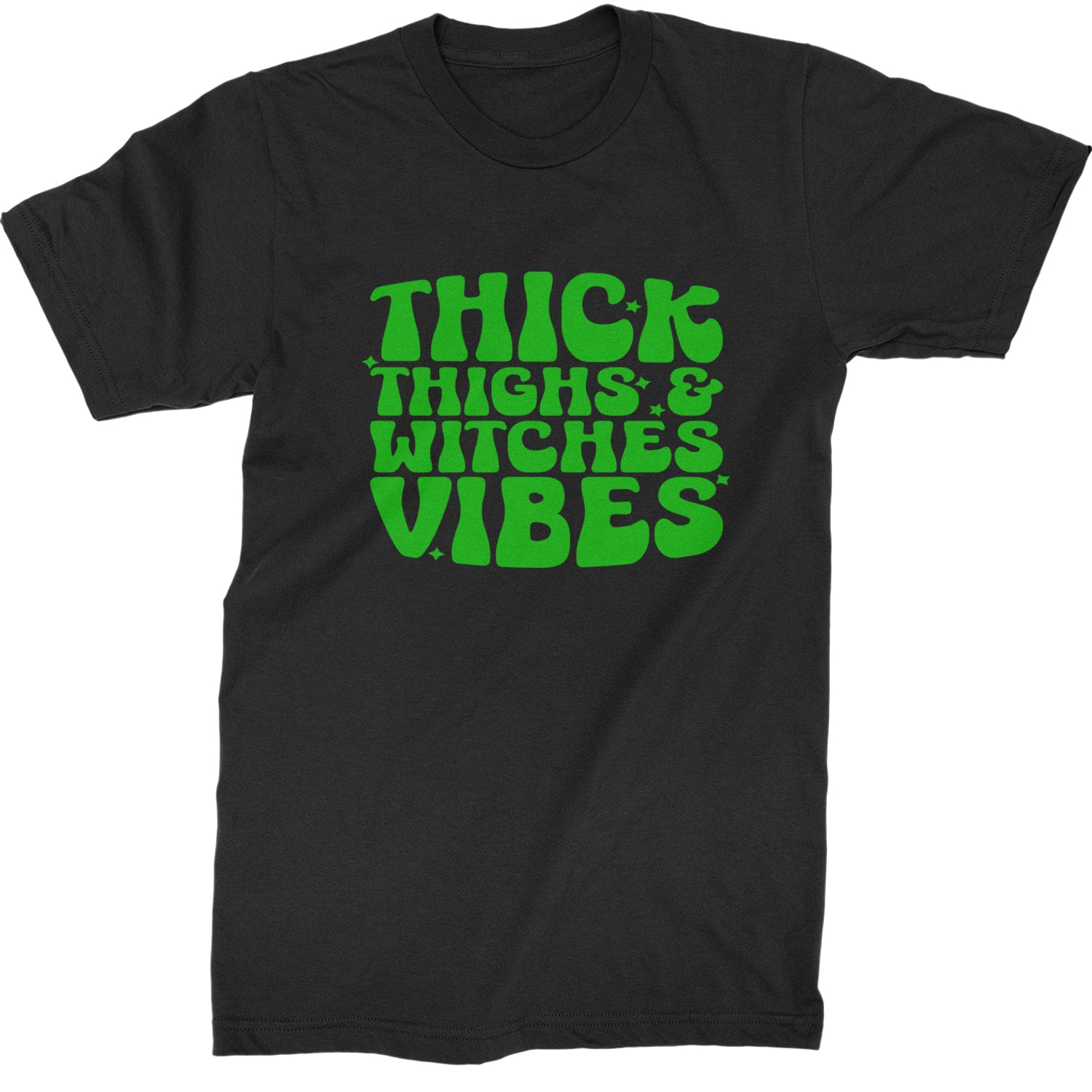 Thick Thighs And Witches Vibes Mens T-shirt Black