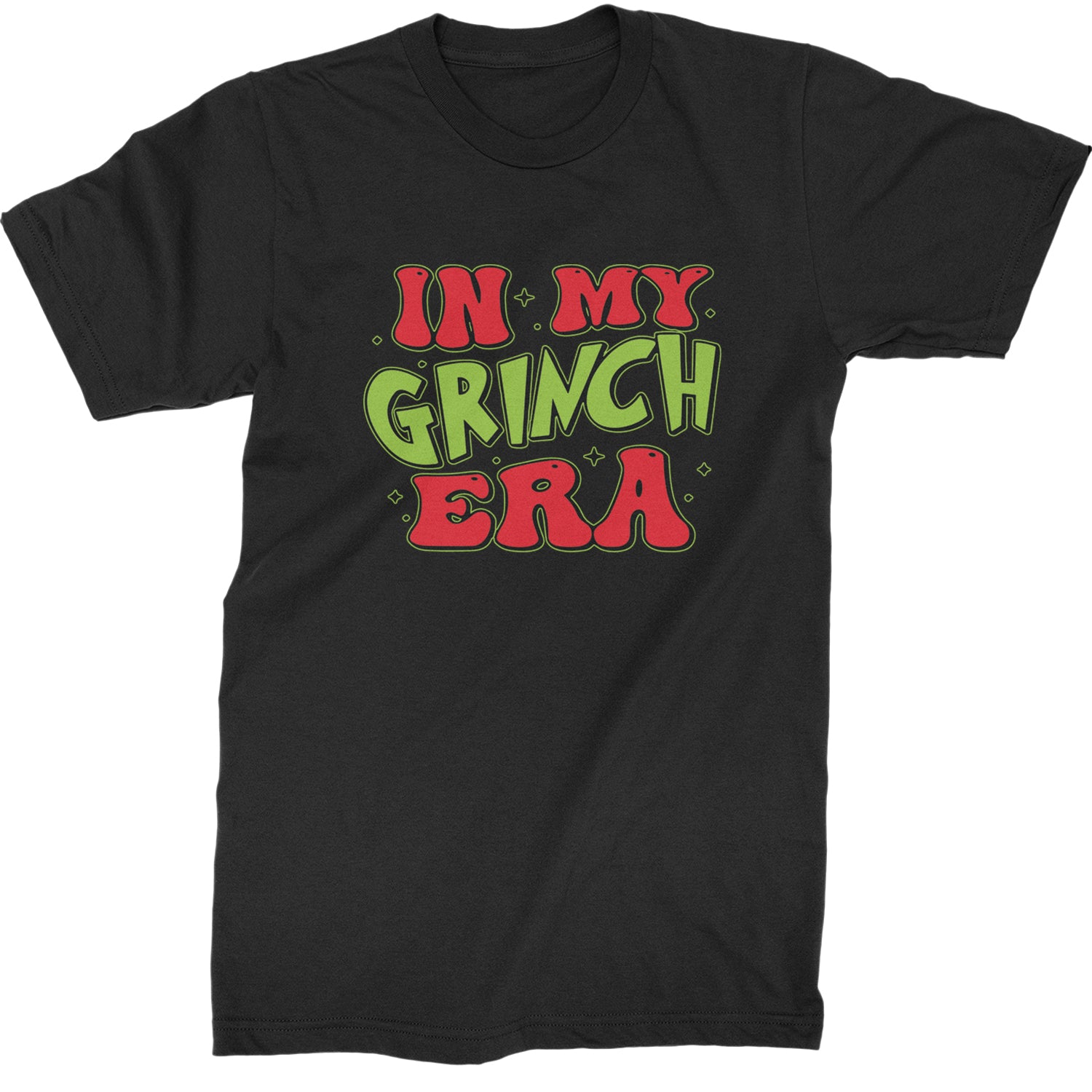 In My Gr-nch Era Jolly Merry Christmas  Mens T-shirt Black