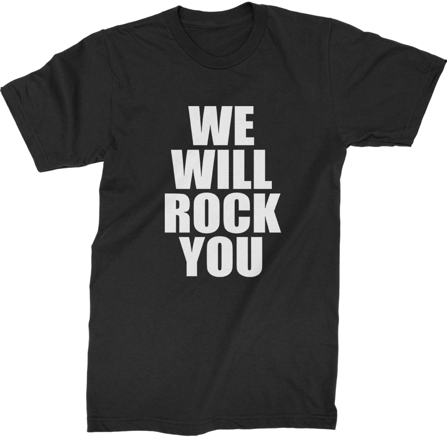 We Will Rock You Mens T-shirt Black