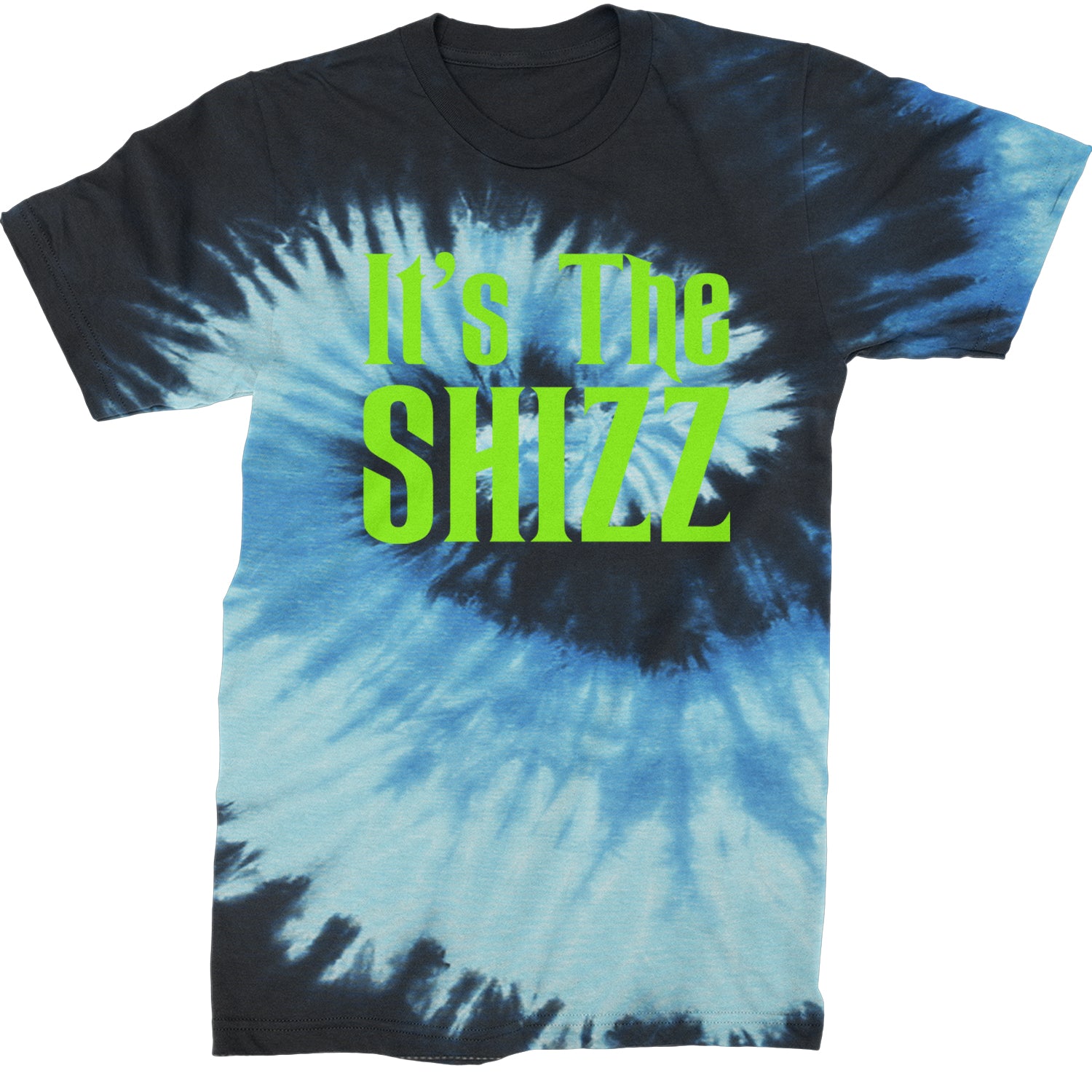 It's The Shizz Magical  Mens T-shirt Tie-Dye Blue Ocean