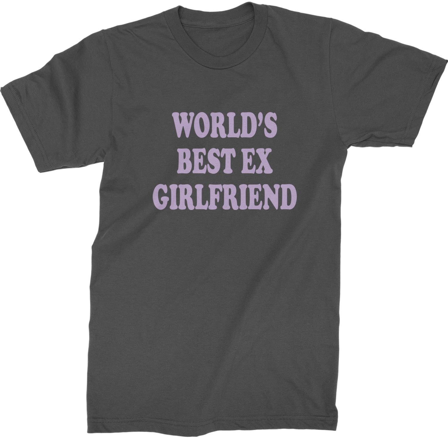 World's Best Ex Girlfriend Y2K Revenge Mens T-shirt Charcoal Grey