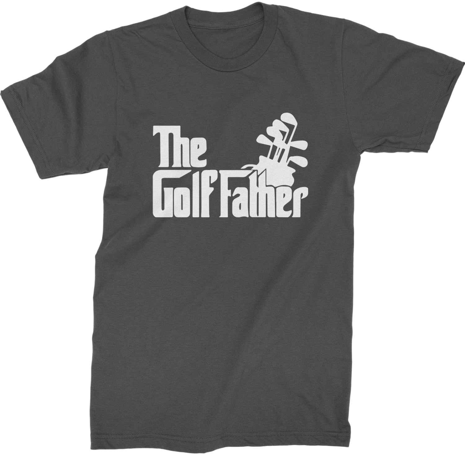 The Golf Father Golfing Dad  Mens T-shirt Charcoal Grey