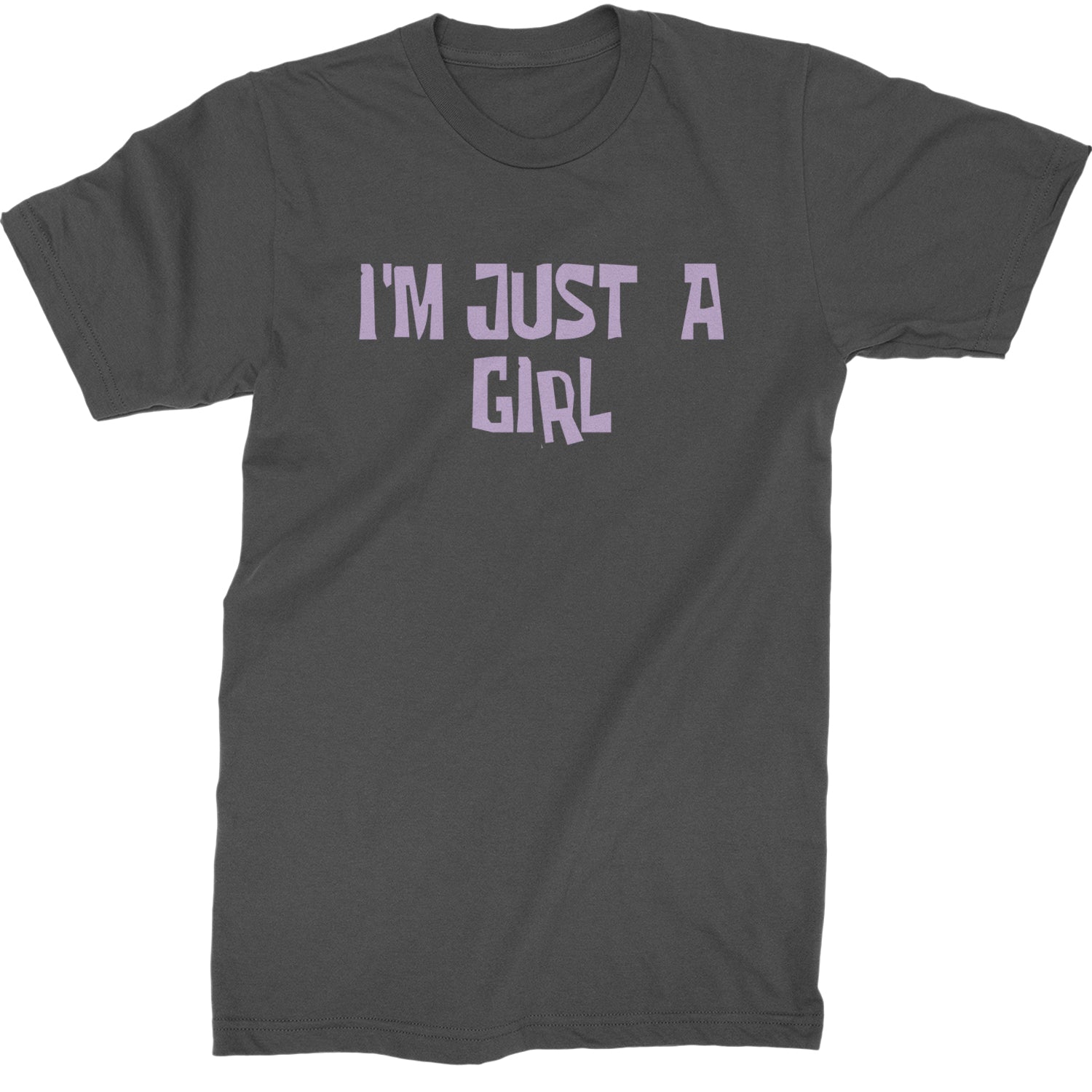 I'm Just A Girl Guts Music Mens T-shirt Charcoal Grey