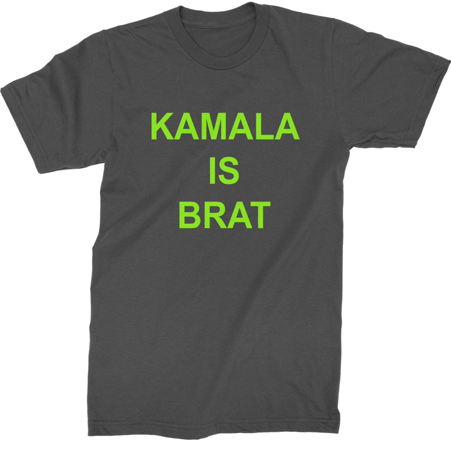 Kamala Is Brat - President Harris 2024 Mens T-shirt Charcoal Grey