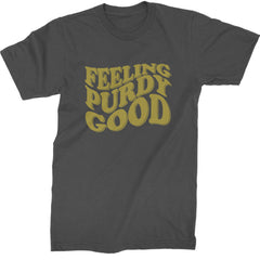Feeling Purdy Good San Francisco Mens T-shirt Charcoal Grey