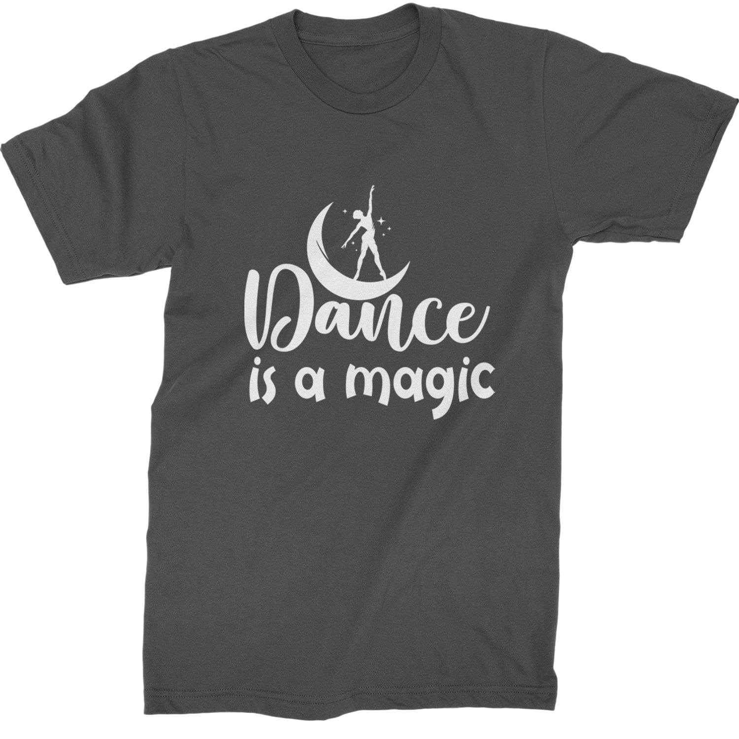 Dance Is Magic Mens T-shirt Charcoal Grey