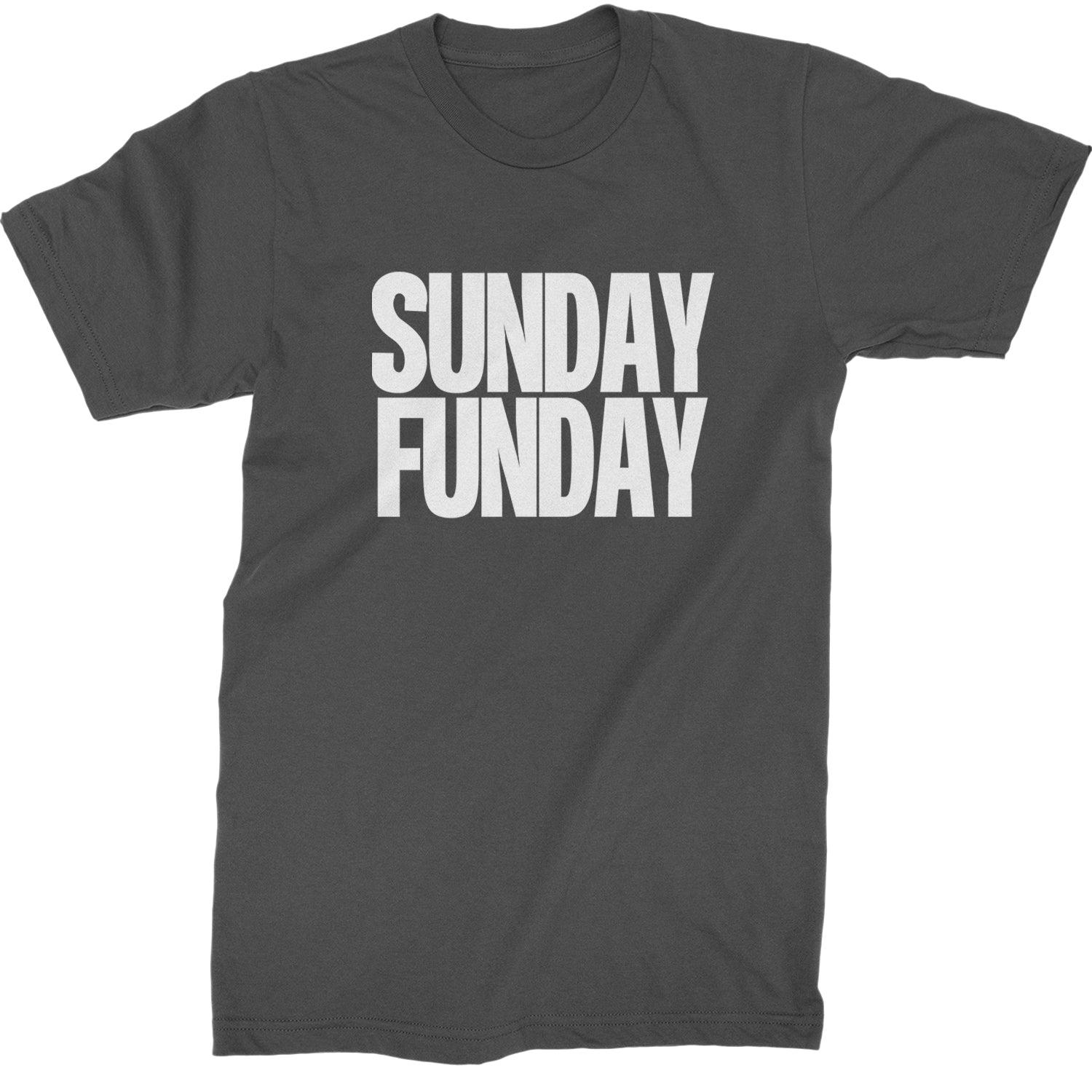 Sunday Funday  Mens T-shirt Charcoal Grey