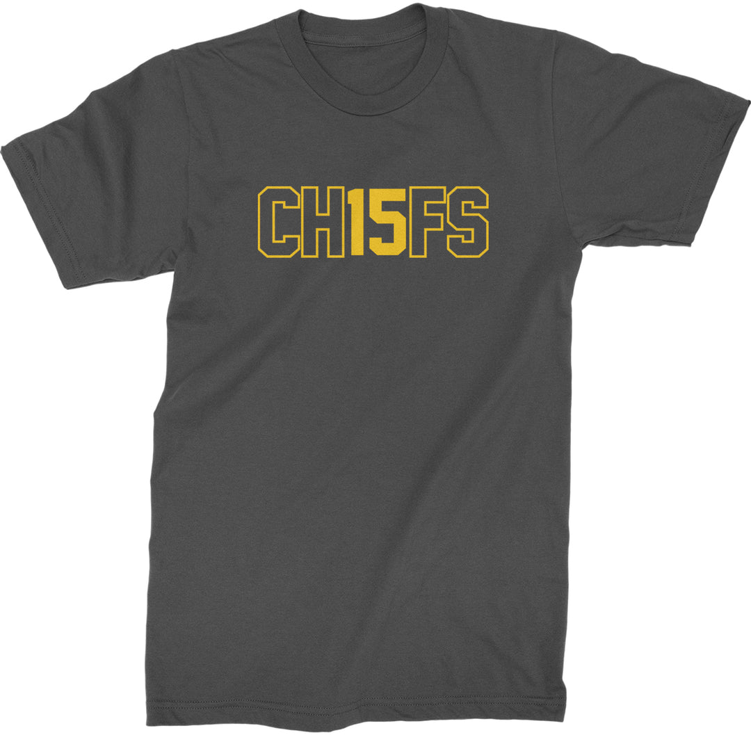 Ch15fs Chief 15 Shirt Mens T-shirt Charcoal Grey