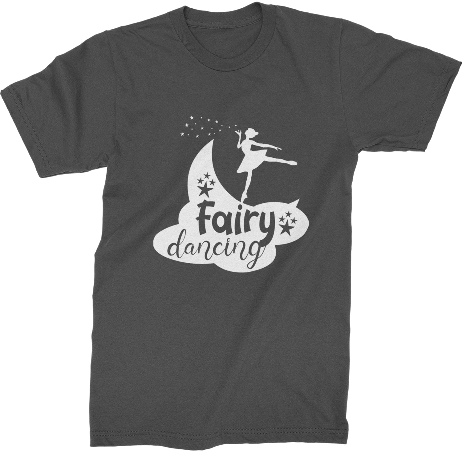 Fairy Dancing Mens T-shirt Charcoal Grey