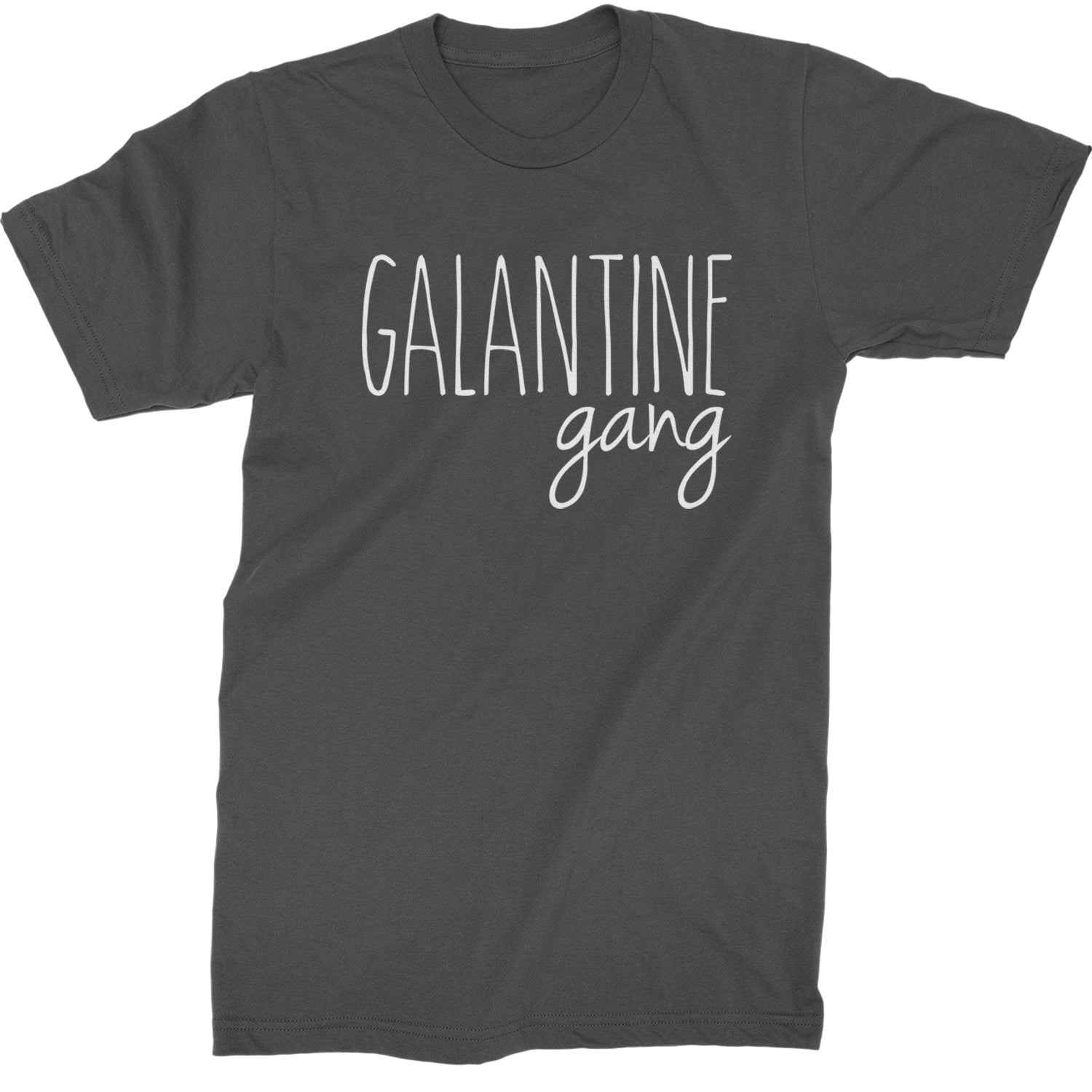 Galentine Gang Valentine's Shirt Mens T-shirt Charcoal Grey