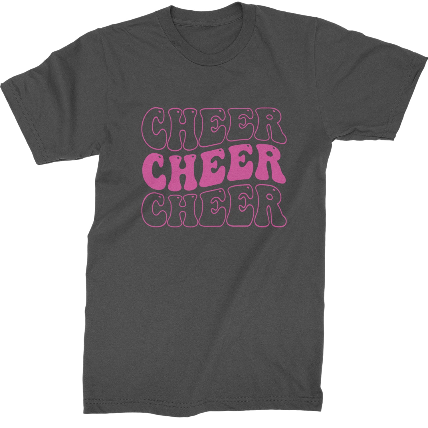 Cheer Cheer Cheer Mens T-shirt Charcoal Grey