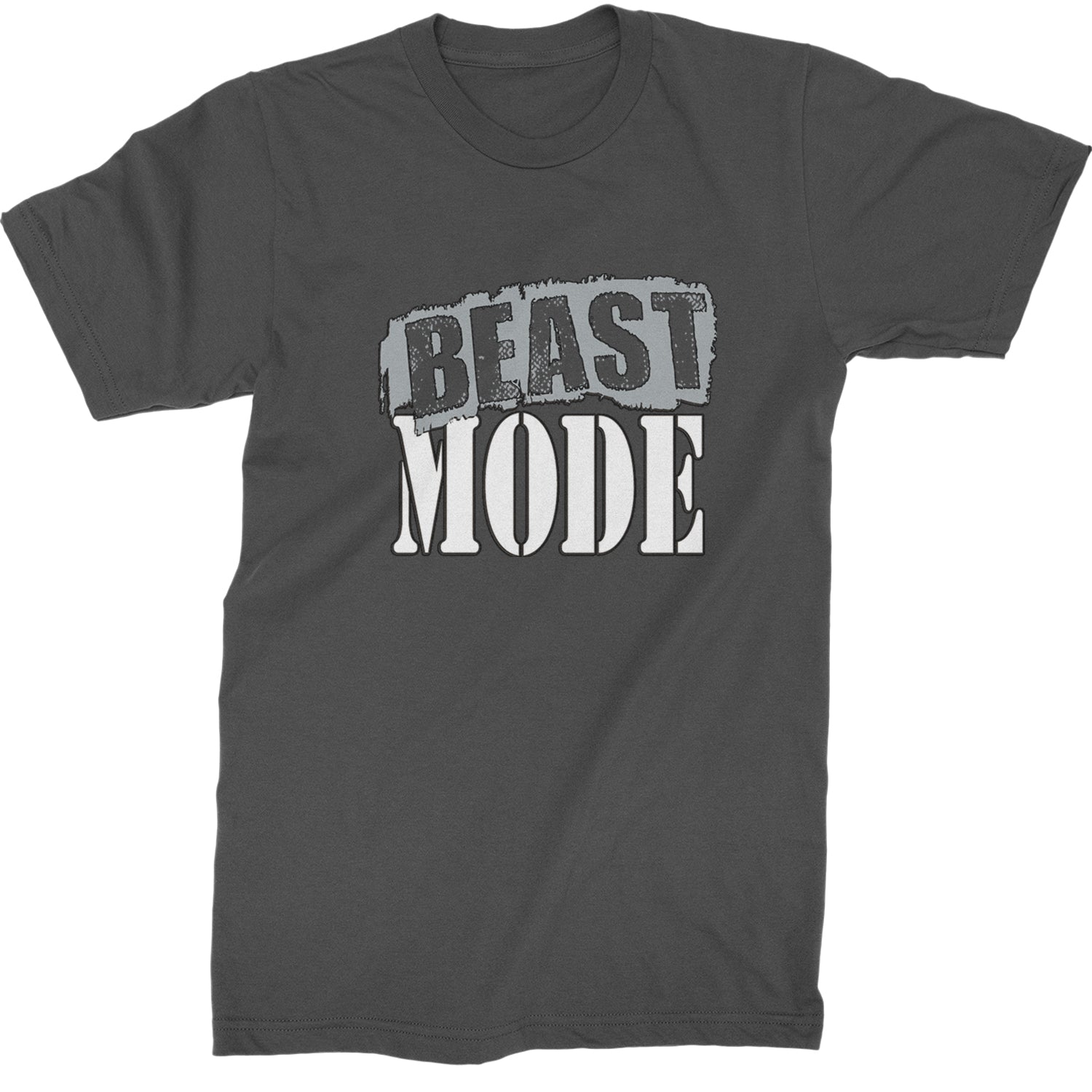 Beast Mode Training Gym Workout Mens T-shirt Charcoal Grey