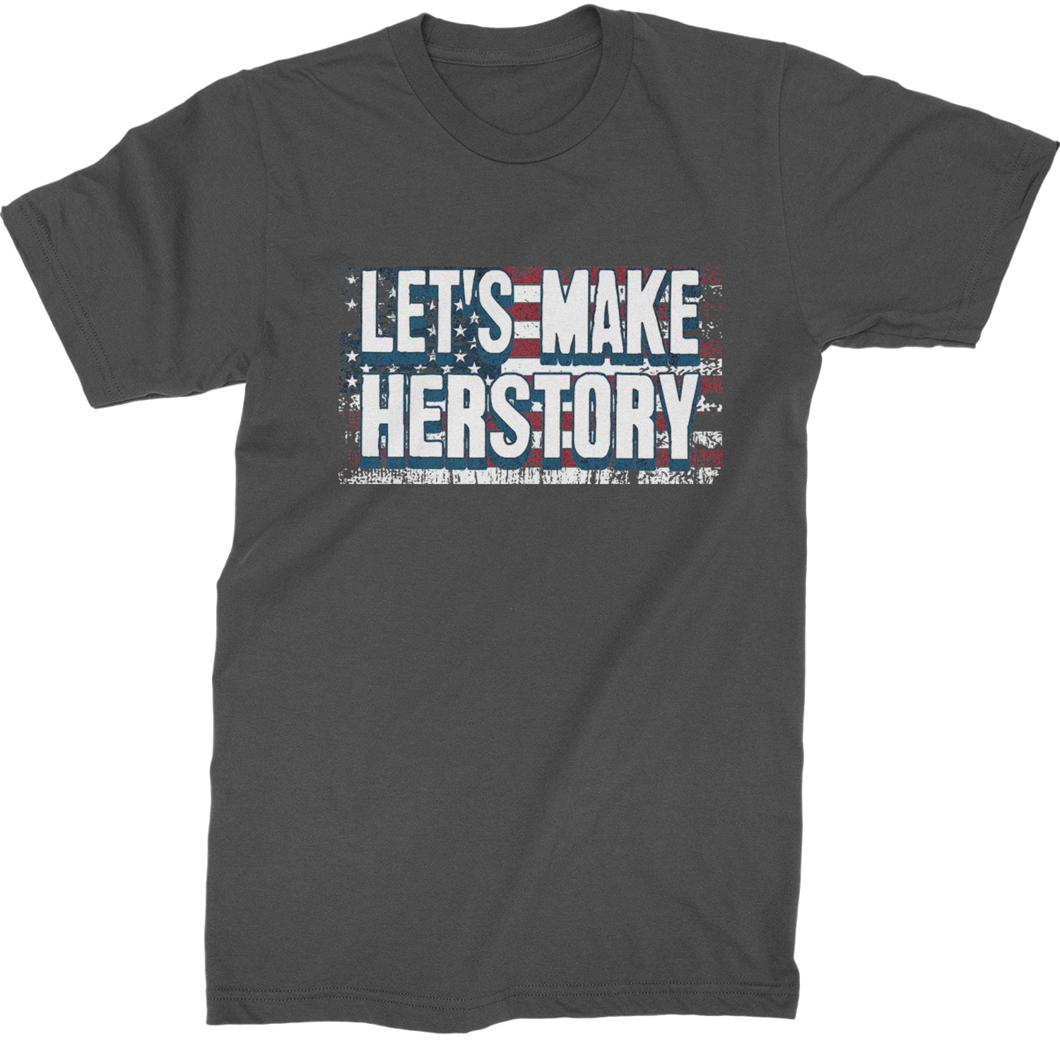 Lets Make Herstory - Support Kamala Harris For President 2024 Mens T-shirt Charcoal Grey