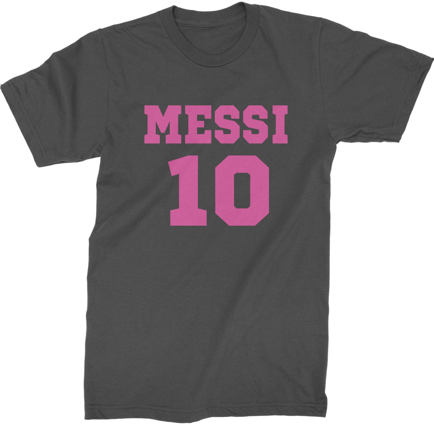 Messi World Soccer Futbol Messiami Mens T-shirt Charcoal Grey