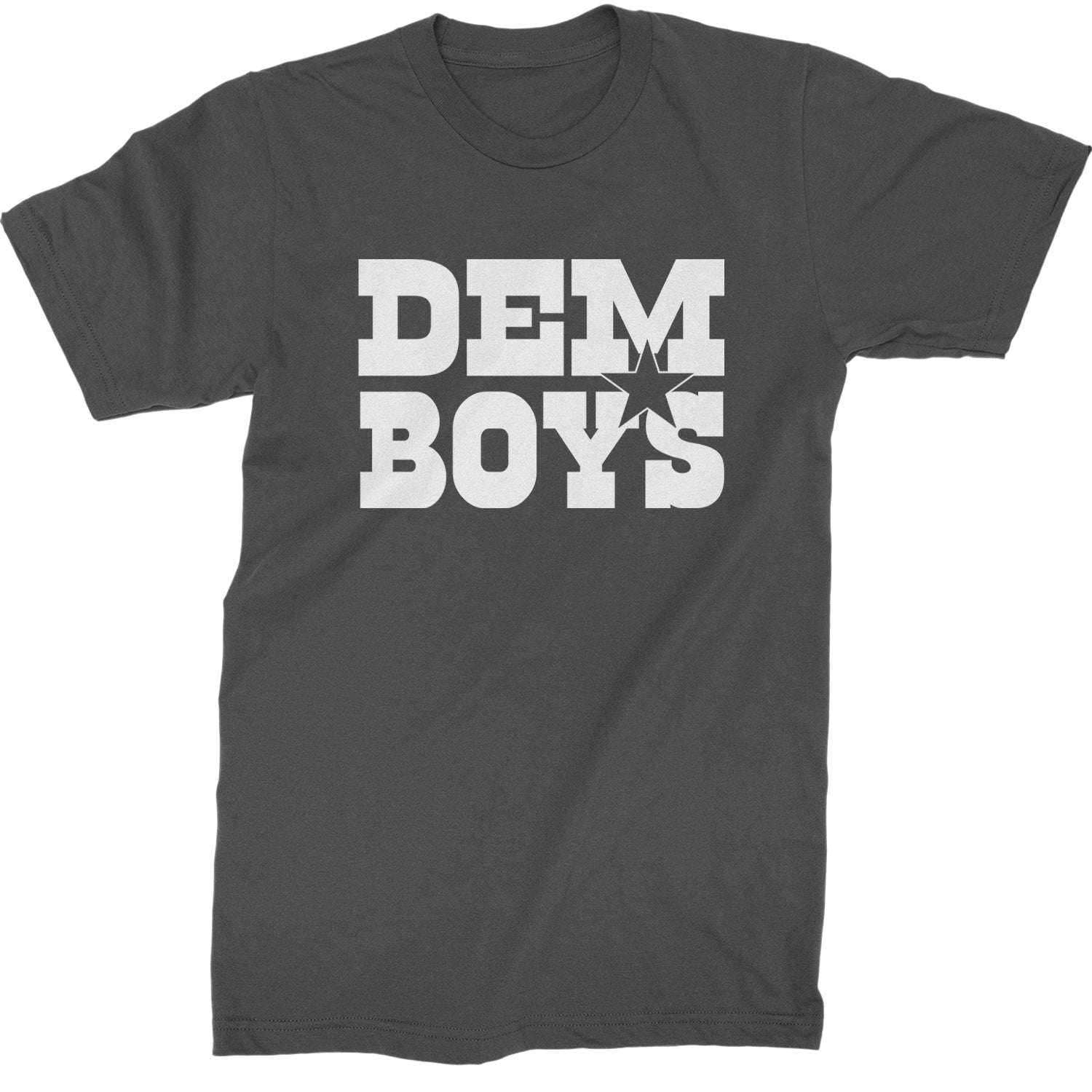 Dem Boys Dallas Football Mens T-shirt Charcoal Grey