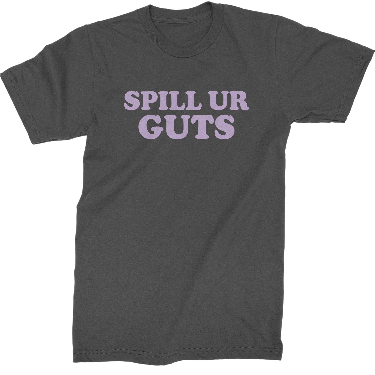 Spill Ur Guts Music Mens T-shirt Charcoal Grey
