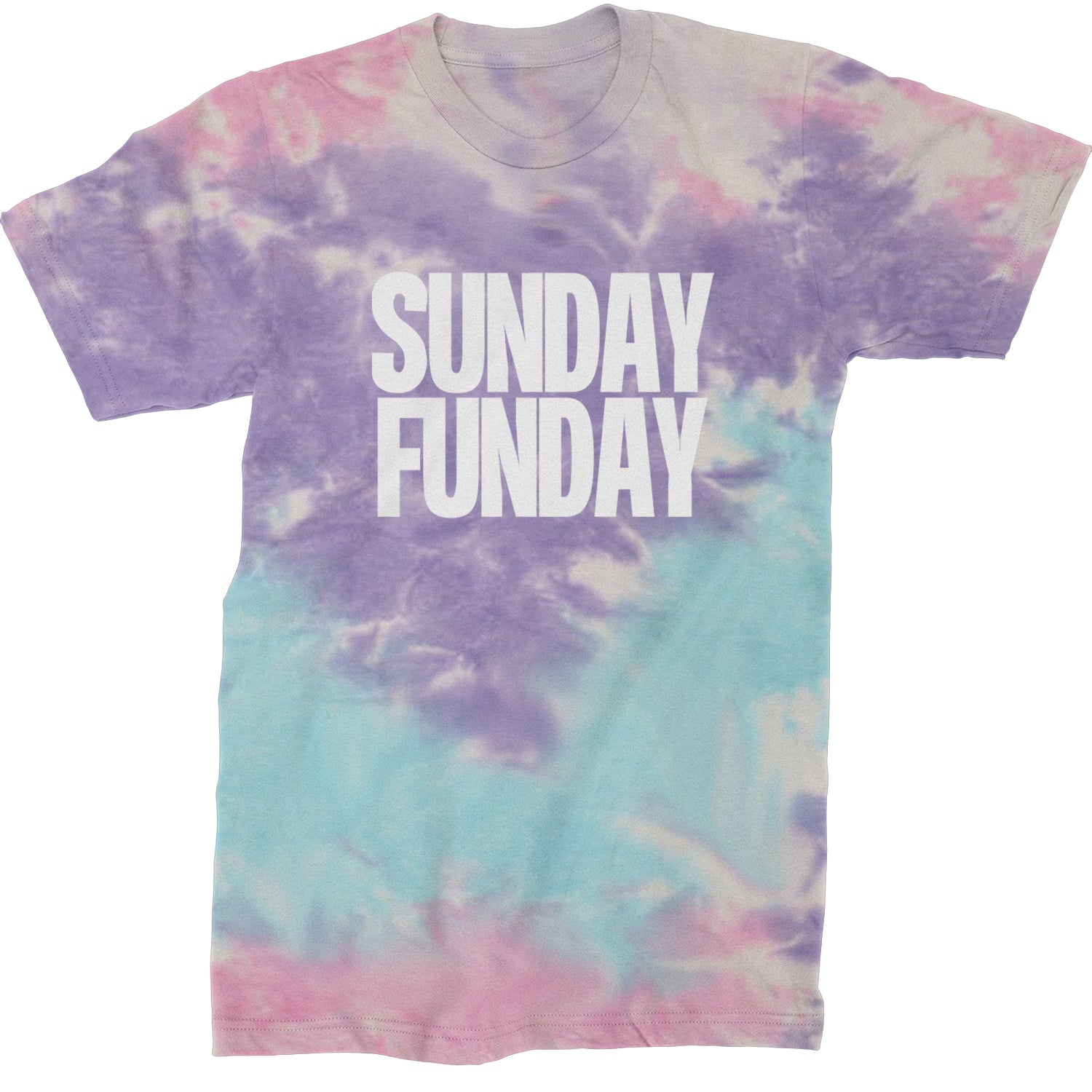 Sunday Funday  Mens T-shirt Tie-Dye Cotton Candy