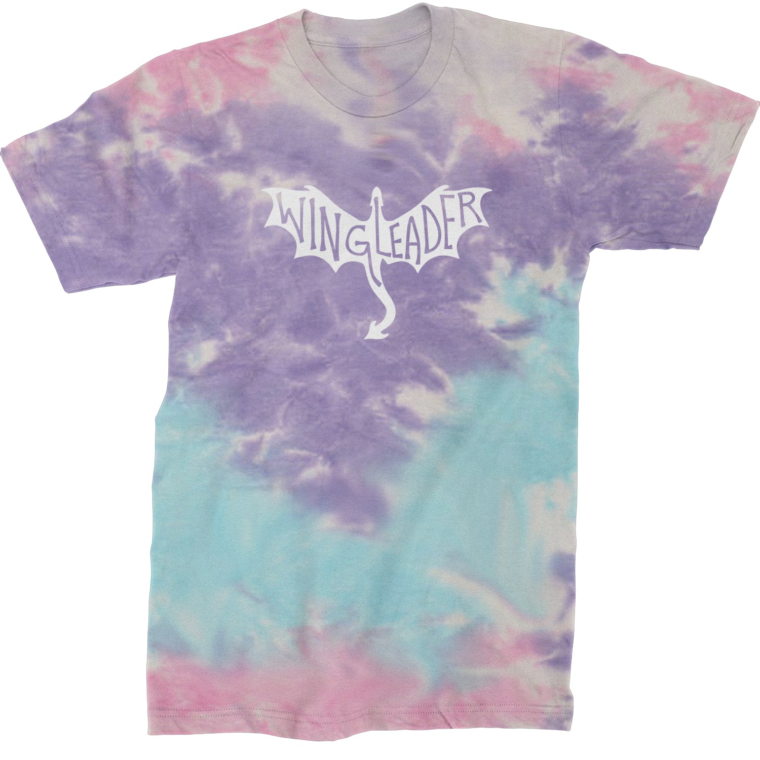 Wingleader Basgiath War College Mens T-shirt Tie-Dye Cotton Candy