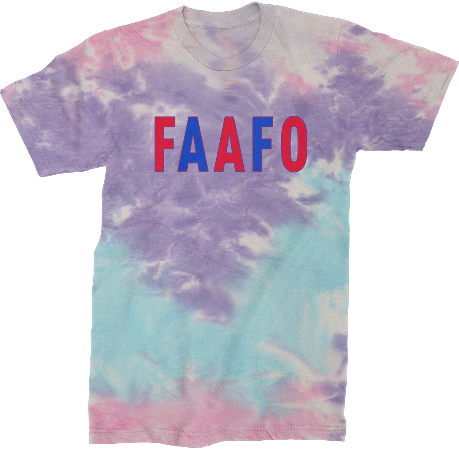 FAAFO Olympic Team USA Shirt Mens T-shirt Tie-Dye Cotton Candy