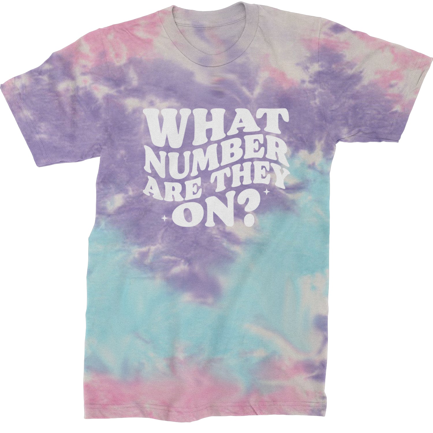 What Number Are They On Dance Mens T-shirt Tie-Dye Cotton Candy