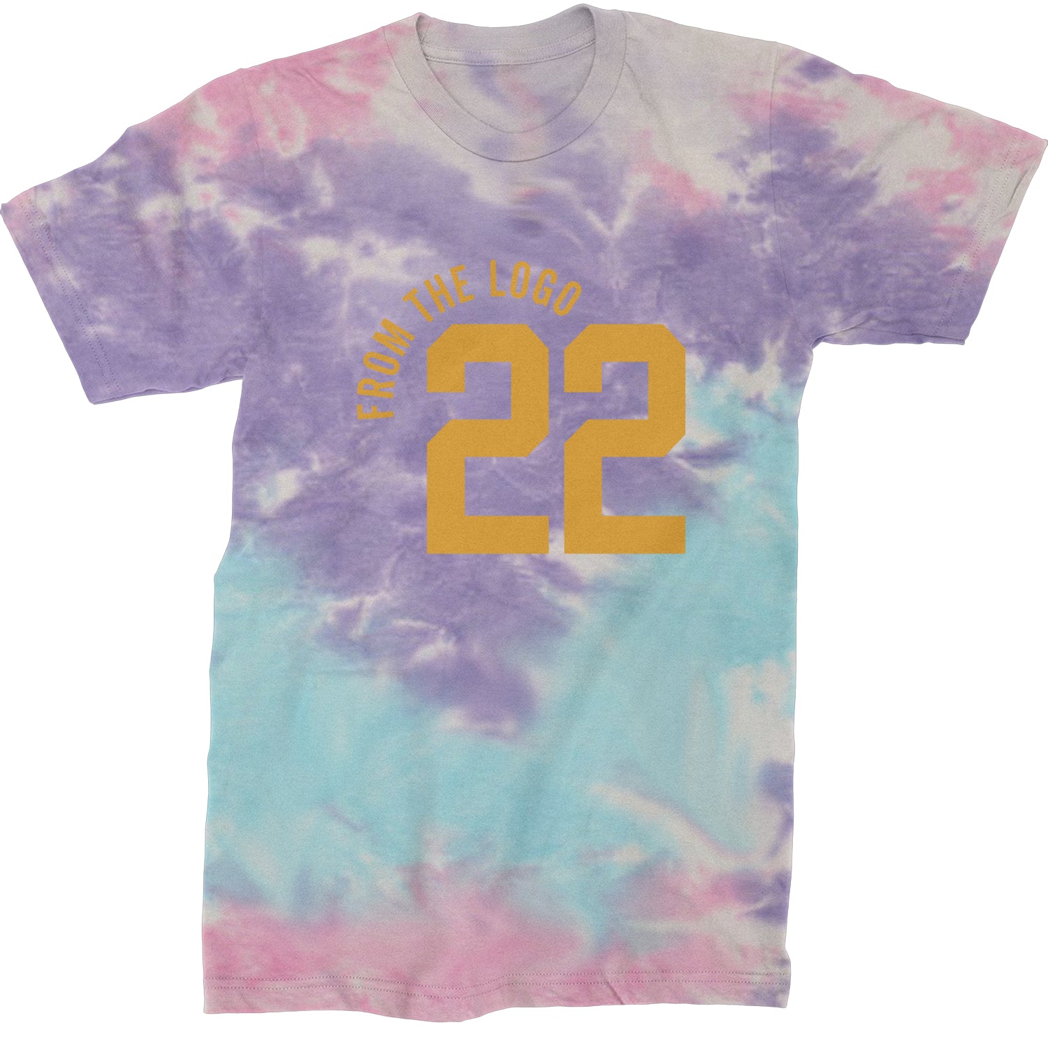 From The Logo #22 Basketball Mens T-shirt Tie-Dye Cotton Candy