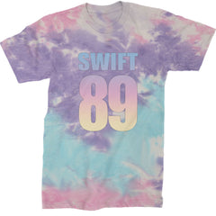 Lover Era Swift 89 Birth Year Music Fan TTPD Mens T-shirt Tie-Dye Cotton Candy