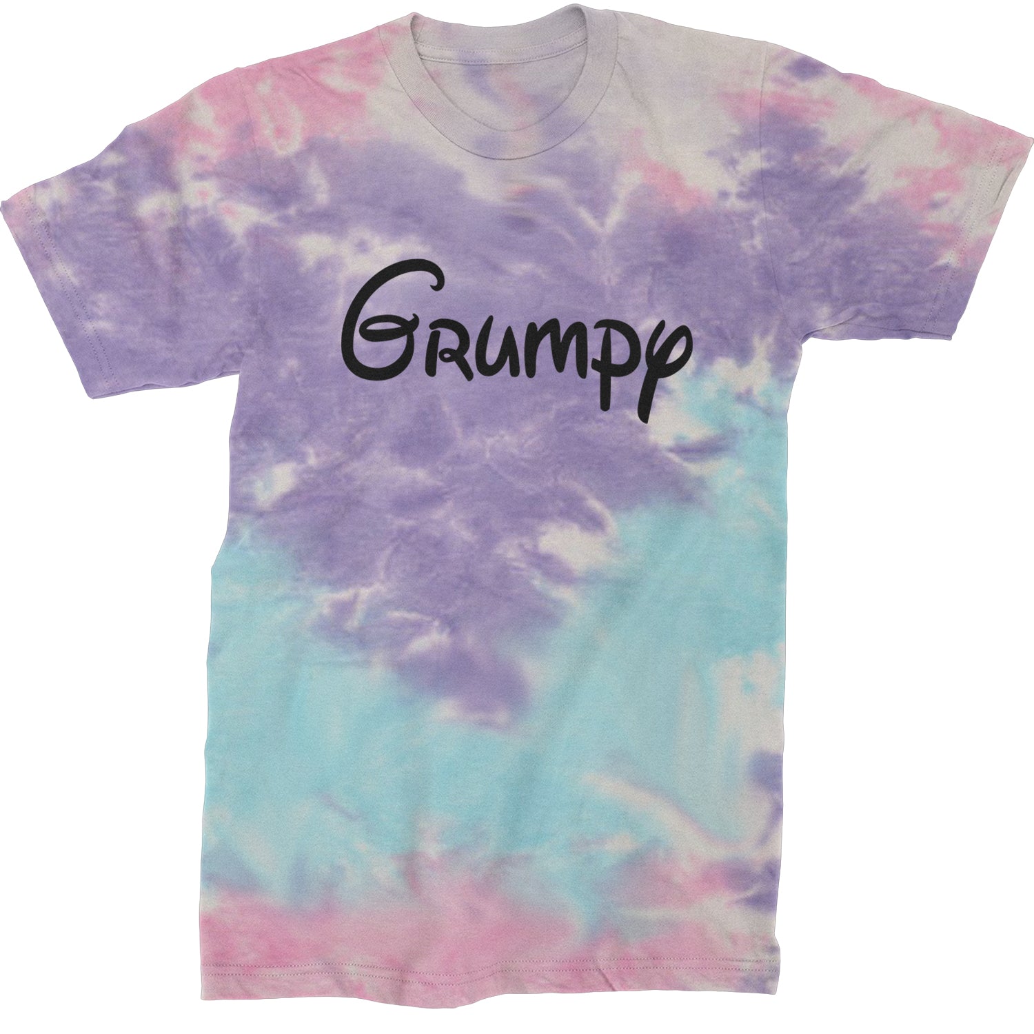 Grumpy - 7 Dwarfs Costume Mens T-shirt Tie-Dye Cotton Candy