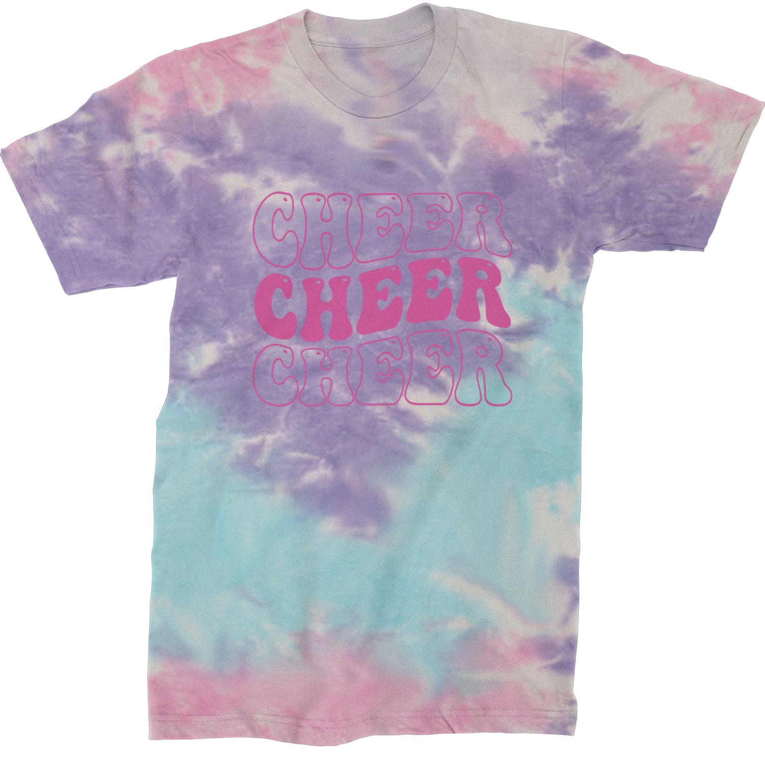 Cheer Cheer Cheer Mens T-shirt Tie-Dye Cotton Candy