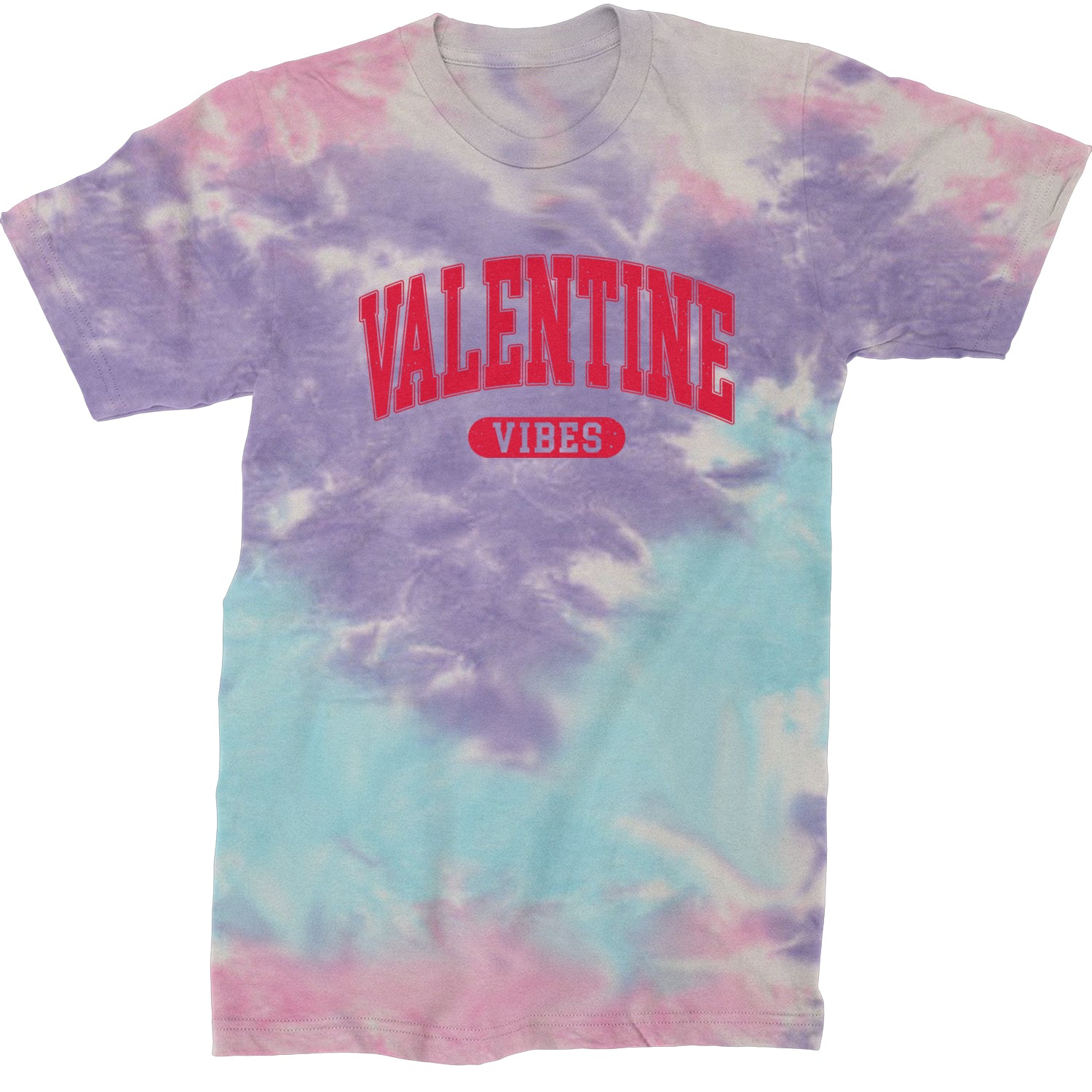 Valentines Vibes  Mens T-shirt Tie-Dye Cotton Candy