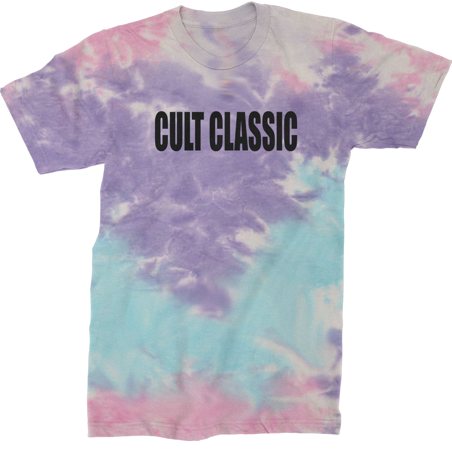 Cult Classic Pop Music Club  Mens T-shirt Tie-Dye Cotton Candy