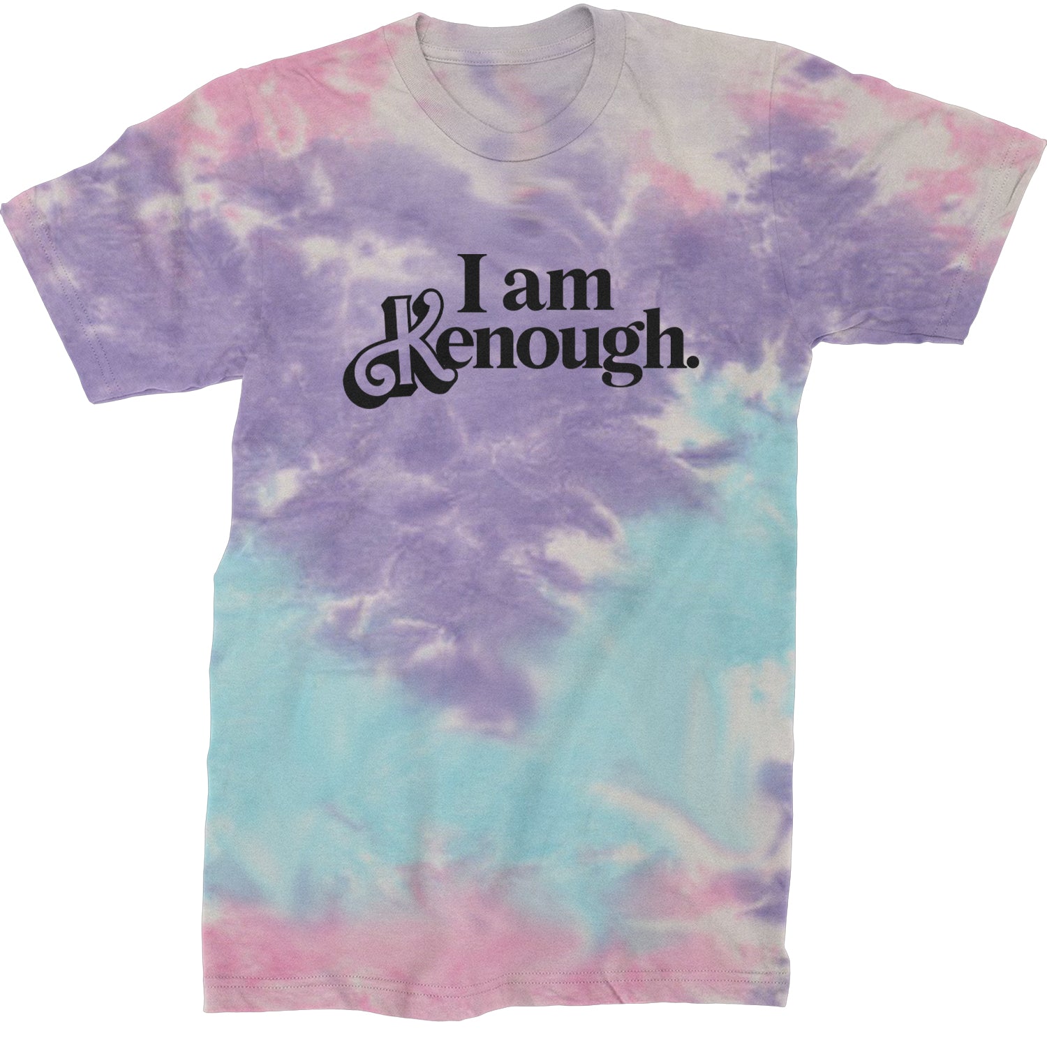 I Am Kenough Barbenheimer Mens T-shirt Tie-Dye Cotton Candy