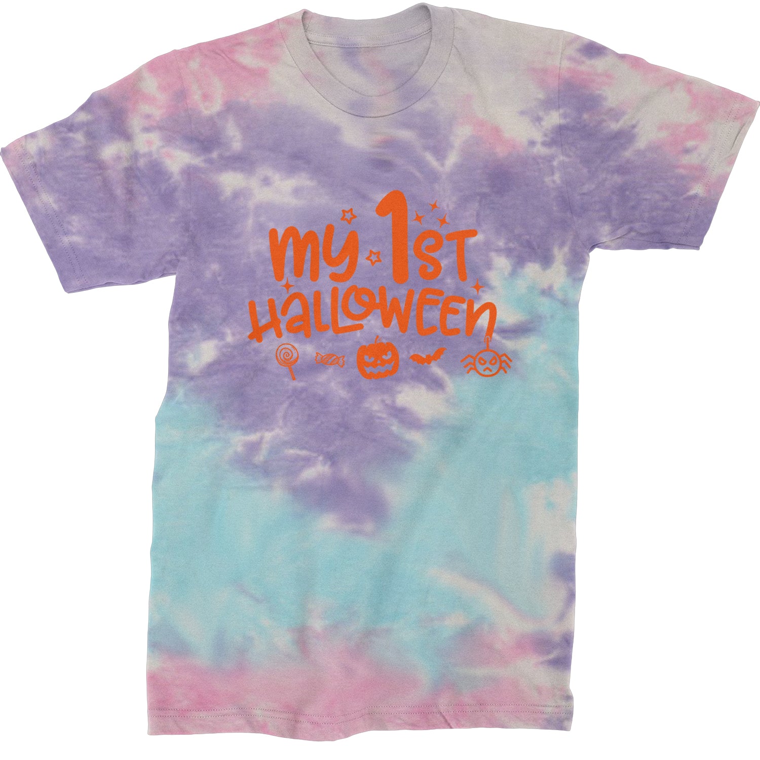 My First Halloween Mens T-shirt Tie-Dye Cotton Candy