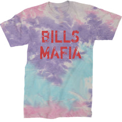 Distressed Bills Mafia Football Mens T-shirt Tie-Dye Cotton Candy