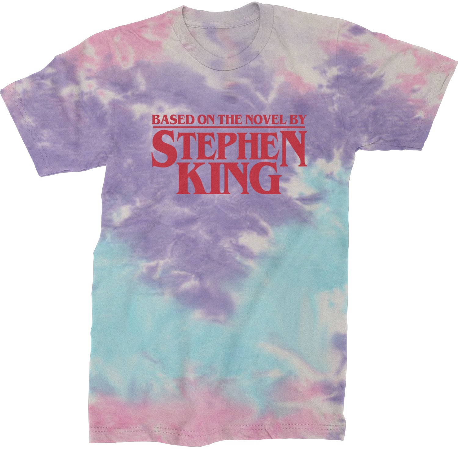 Based On The Novel By Stephen King Mens T-shirt Tie-Dye Cotton Candy